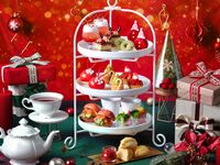 【平日】◇マリアージュフレール社 紅茶1ポット付き◇真っ赤ないちごのクリスマスアフタヌーンティー
