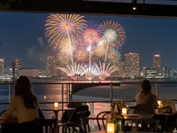 【Premium Terrace Seats】Tokyo Bay Grand Fireworks Festival Special Viewing Plan (includes special buffet & free drinks)