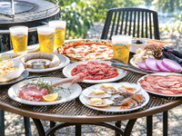 【和牛ラグジュアリーBBQ3時間】生ビールやカクテル飲み放題3時間＋厳選和牛と牛タンを堪能するバーベキュープラン