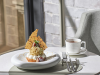 【期間限定】デザートクロワッサンサンド（ドリンク1杯込み）