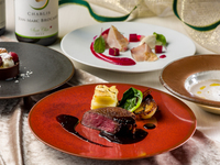 【Xmas2026】平目のヴァプール や黒毛和牛ロース肉のグリエなど全6品