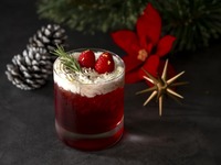 【クリスマスカクテル付き】あまおうのアフタヌーンティー～クリスマスバージョン～＆25種のカフェフリー | 10,000円