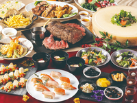 【年末年始】ディナービュッフェ充実のライブキッチン&50種類以上のお料理食べ放題　120分制（12/31〜1/2）大人
