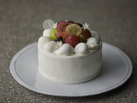 【10/1〜】ぶどうづくしのショートケーキ 丸型 6名様分【 ¥6,500円(税別) 】