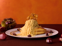 [Weekdays, 9/25 onwards] Freshly squeezed chestnut Montblanc – Luxurious mille-feuille pancakes (reservation-only)