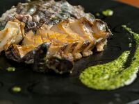 [Early-bird plan with all-you-can-drink] Abalone & Wagyu beef course (advance reservation required)