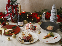 【2026年Xmasディナー】オマール海老、鮑、真鯛、国産牛を堪能！18日～25日　2部