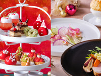 12/21・23【Xmasスイーツ3段スタンド付きランチ】🥂スパークリングワインで乾杯🥂冬野菜と国産牛ステーキのハーフランチコース-SEASON-