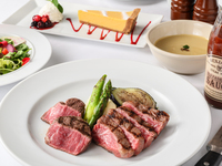【飲み放題付パーティープランB】 ステーキ2種、キャビア、前菜盛合わせを含む全10品　10/1〜