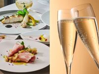 10月限定【土日祝】乾杯酒プレゼント！前菜は横浜野菜のバーニャカウダ・メインは鱸や北海道産豚肩ロースのWメインが愉しめるフルコースランチ（CHEFS SELECTION)