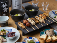 【11/15までの期間限定】おまかせ焼鳥5本　レバームースと十割蕎麦コース 「粋 -sui-」
