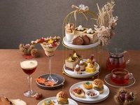 【平日ソファ席確約】Autumn Chestnut afternoon tea＋ドリンクフリーフロー3時間