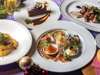 [Christmas★December 24th and 25th, 2026, 2 days only] Christmas limited full course meal with a sparkling toast!