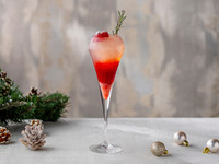 [Chinese Parfait Afternoon Tea Option Menu] + Berry Noel Mocktail