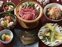 【ご接待/ご会食/個別】会席黒毛和牛すき焼きコース2時間飲み放題付き7500円