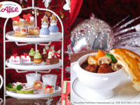 【平日 （わんちゃん同伴有）】パイ包みランチ付  アリスのクリスマスギフトアフタヌーンティー