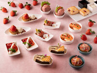 Strawberry × Chocolate Afternoon Tea Set with choice of pasta (2027/2/11～5/30)
