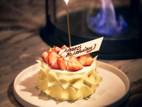 【DinnerTime】”Anniversary course”Share Plan×ホールケーキ