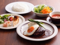 Weekday-only [THE GRIDDLE Kobe beef hamburger steak lunch course]