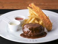 お子様Aコース　黒毛和牛ハンバーグプレート 