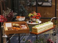 【Salon de Thé Afternoon Tea】 Freshly squeezed Mont Blanc parfait (2 hours)