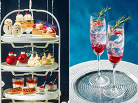 【スペシャルドリンク＋カフェフリー】スノーホリデー×ジュリークローズアフタヌーンティー