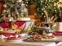 【オンライン限定】11月12月　Marché de Noël ～聖夜を彩る冬のディナーブッフェ～ (飲み放題)