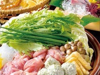 【ご宴会/大皿/歓送迎会】大山鶏とつくねのハリハリ鍋コース(全6品)5500円
