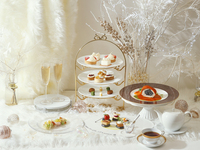 【Weekdays only】Authentic French × White Celebration Afternoon Tea with celebratory sparkling wine