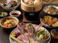 11/2–2/28 [Recommended for those who want to enjoy fishing affordably★] November-February New Year’s Party Plum Course: Without hot pot, priced at 4,950 yen (incl. tax); with all-you-can-drink option, priced at 6,500 yen (incl. tax).