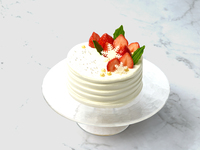 (Please order with meal) Limited offer for 12/18-27,  Christmas Strawberry Shortcake (12cm)