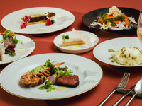 【Xmas2026】シャンパーニュハーフボトル＋前菜2種＋トリュフ料理＋パスタ＋メイン＋クリスマススペシャルデザート＋カフェ