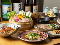 【2時間飲み放題付】 せいろ蒸しと十割蕎麦の否否五杯コース				