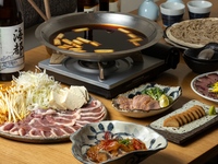 【2時間飲み放題】 鴨肉のしゃぶしゃぶ鍋コース	