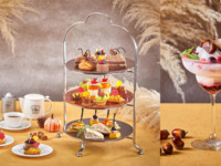 【13:00-17:00】11月限定★ノンアルコールフローズンカクテル1杯付き『秋の恵みアフタヌーンティーセット』HP限定10％OFF