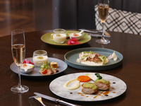 December, January, February】 Choose your main dish + Buffet with sparkling wine (unlimited time)