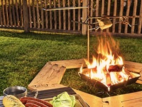 【Winter-only!】 Campfire Dining (includes rotisserie meat cooker) – 1 person