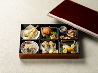 [Lunch/Weekdays/Unlimited time] Shishō Jūniiro Edo Obanzai Jewel Box Lunch + All-you-can-eat Japanese desserts + free café