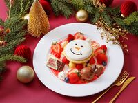 スノーマンパンケーキ