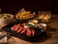 【9/14-12/17】 ザ・ロビー ステーキナイト <US牛サーロイン> ミニデザート付き