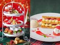 11月限定10%OFF【平日】いちごのナポレオンパイ付◇真っ赤ないちごのクリスマスアフタヌーンティー